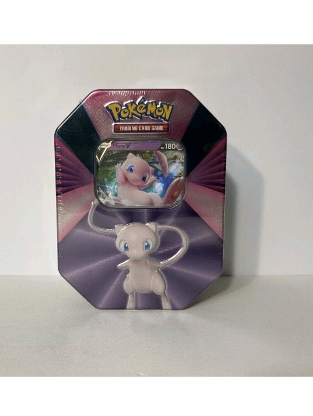 Pokemon TCG Mew V Force Tin NEW AND FACTORY SEALED